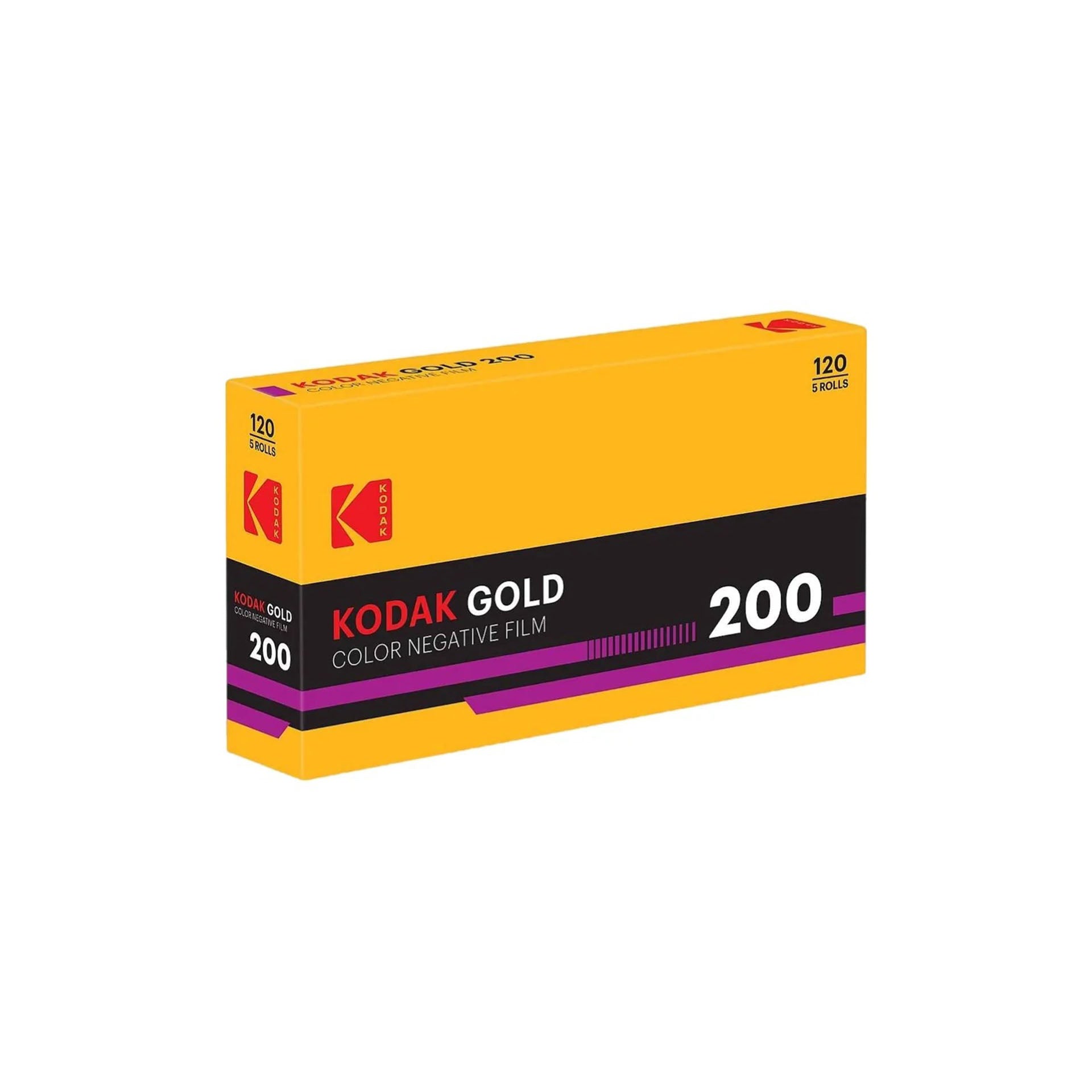Kodak Eastman Gold 200 120 Colour Film (5 Pack)