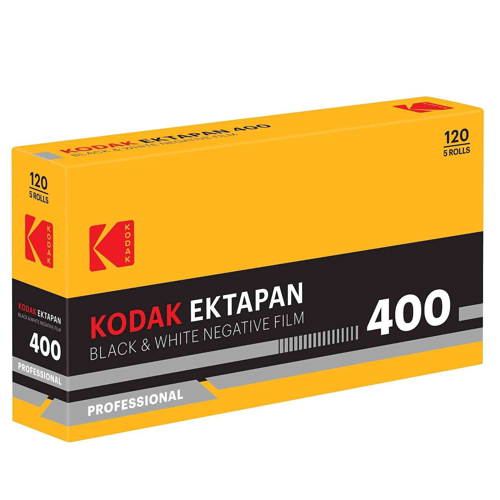 Kodak Professional Ektapan 400 120 B&W Film (5 Pack)